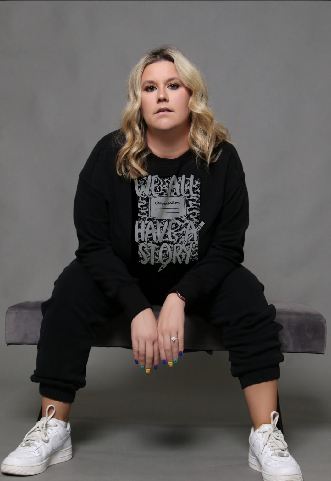 We all have a story Crewneck Set